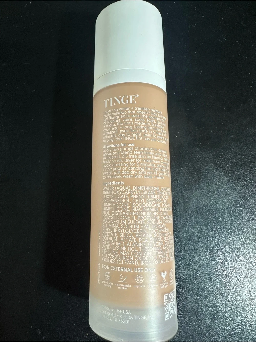 Eve The Tinge Tinted Foundation Bottle - medium to natural new